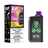 PINEAPPLE + COCONUT DRIP'N BY ENVI X FASTA BLAST FUSION SERIES 30K DISPOSABLE VAPE: 30000 puffs, Fusion blast button, adjustable airflow and power mode, TFT screen and Type-C charging.